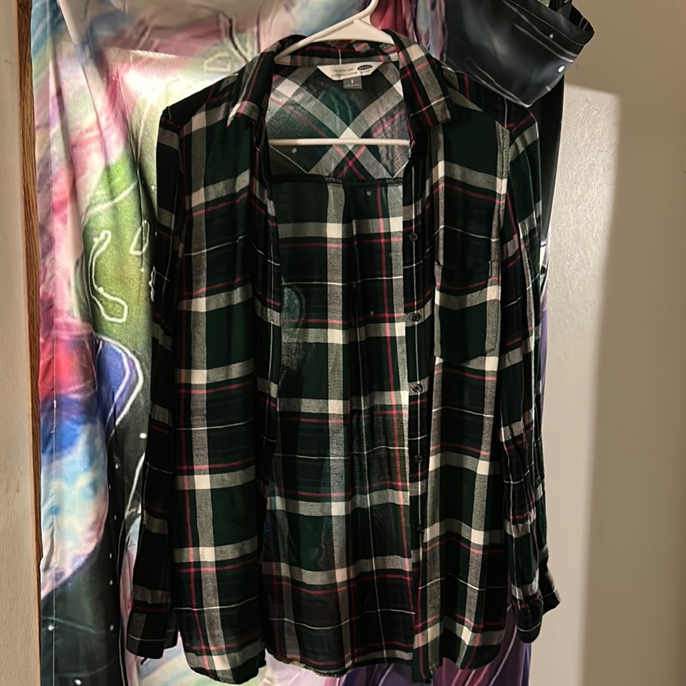 Light and soft button up flannel!